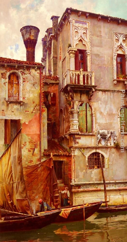 William Logsdail A Venetian Backwater